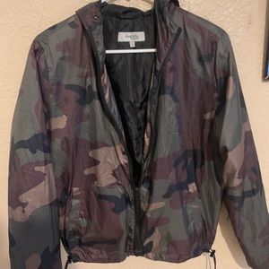 Camo windbreaker from Charlotte Russe